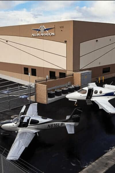 DOWN-TO-EARTH GRAND OPENING FOR AVIATION COMPLEX!